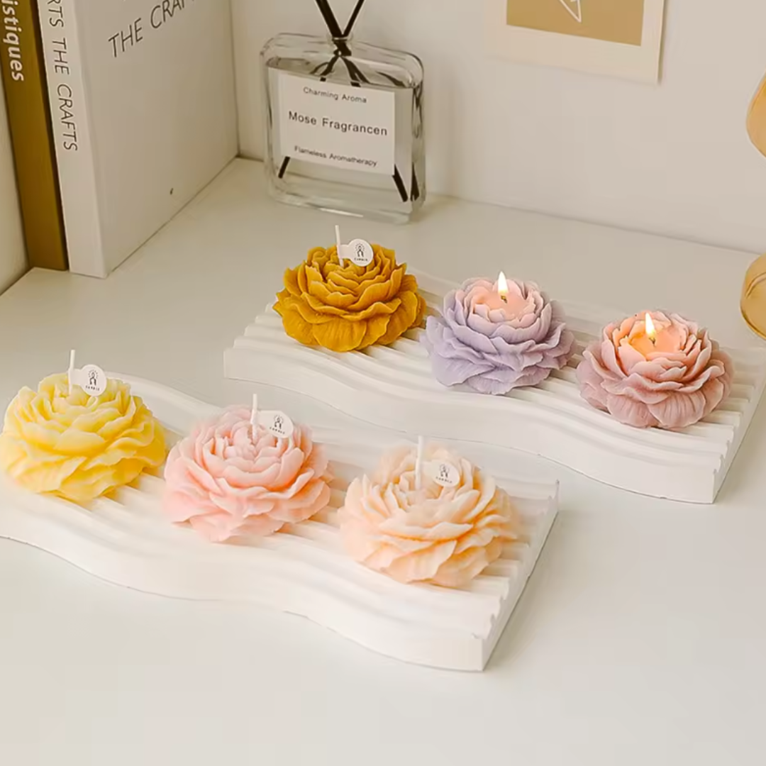 Vela en forma de flor