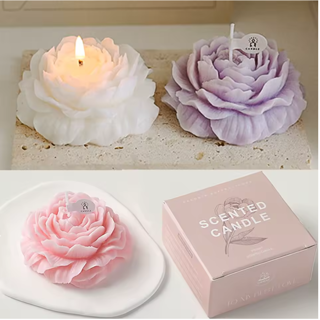 Vela en forma de flor