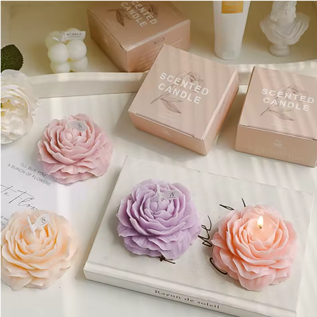 Vela en forma de flor